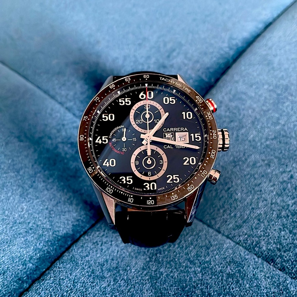 Tag Carrera. Fully serviced with new strap from Tag. Perfect condition. - Picture 2 of 4